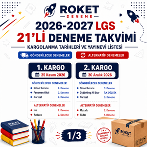 LGS 21'li deneme takvimi 1/3