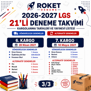 LGS 21'li deneme takvimi 3/3