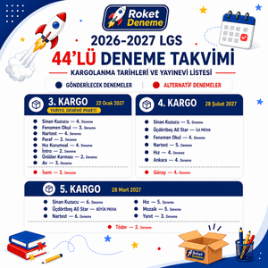 LGS 44'lü deneme takvimi 2/3
