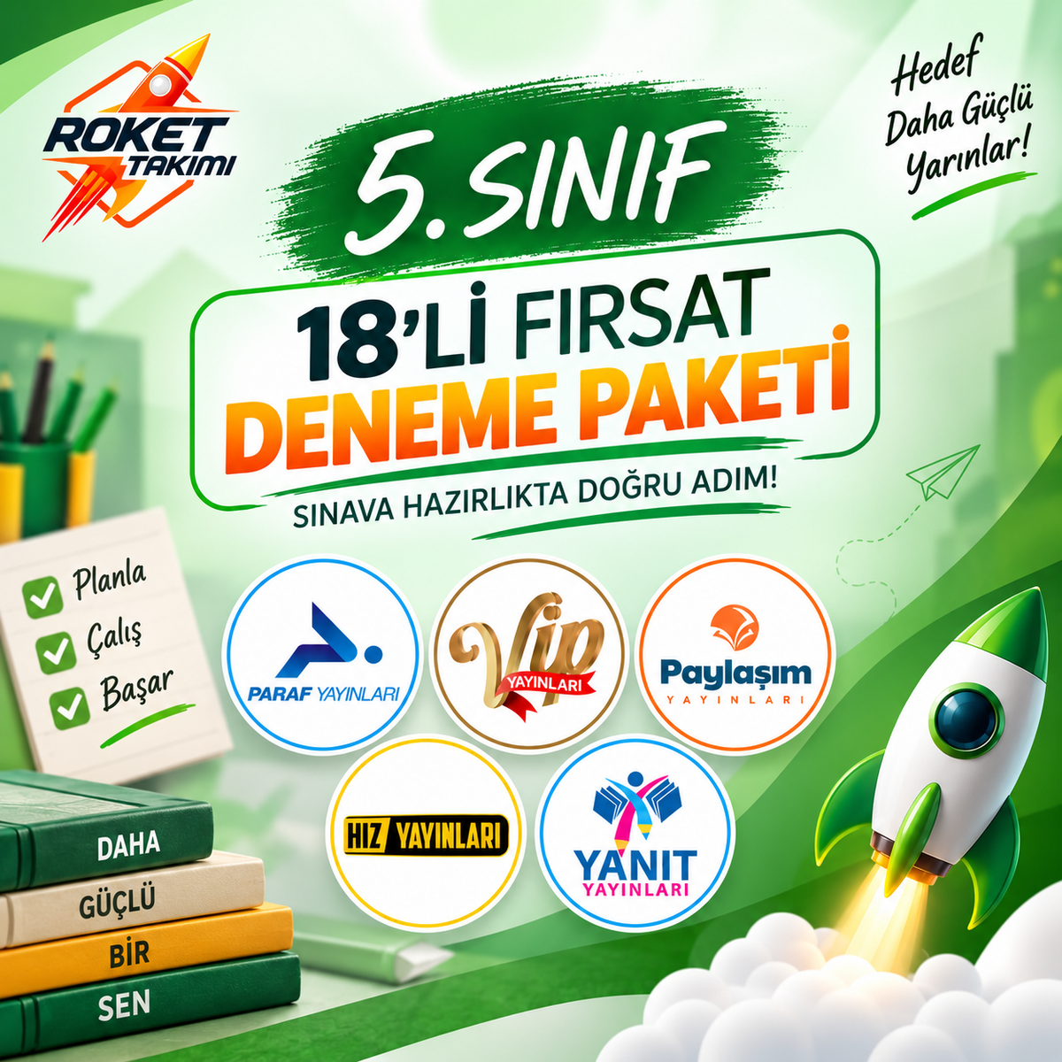 5.SINIF 2025-2026 18'Lİ FIRSAT DENEME PAKETİ