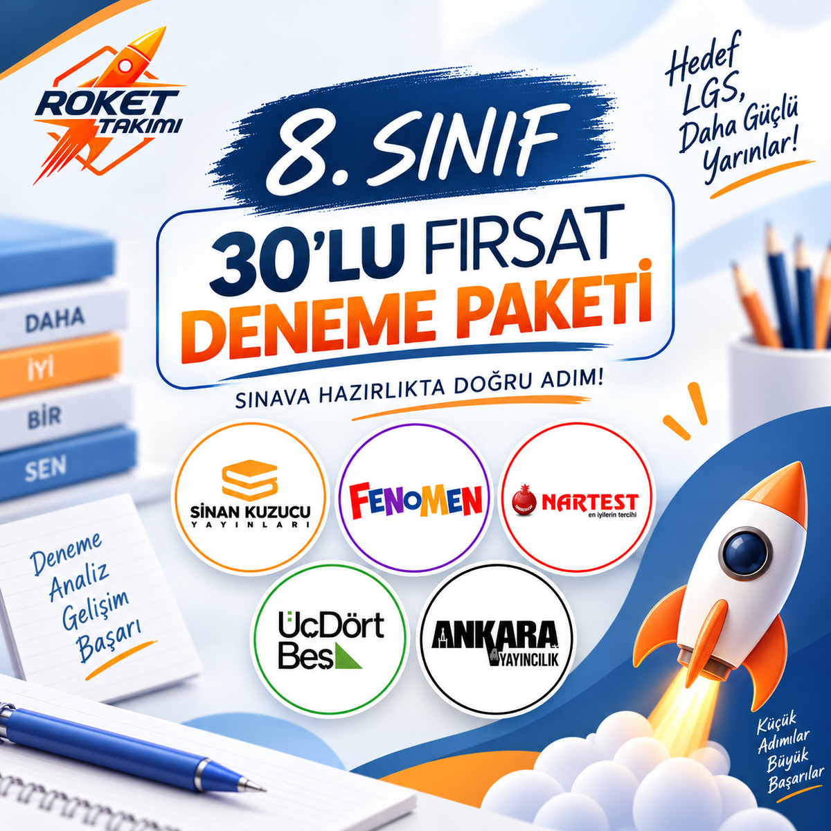 LGS 2025-2026 30'LU FIRSAT DENEME PAKETİ