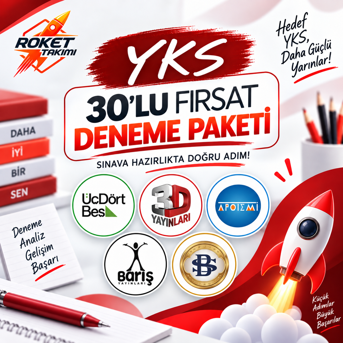12.SINIF VE MEZUN 2025-2026 30'LU FIRSAT DENEME PAKETİ