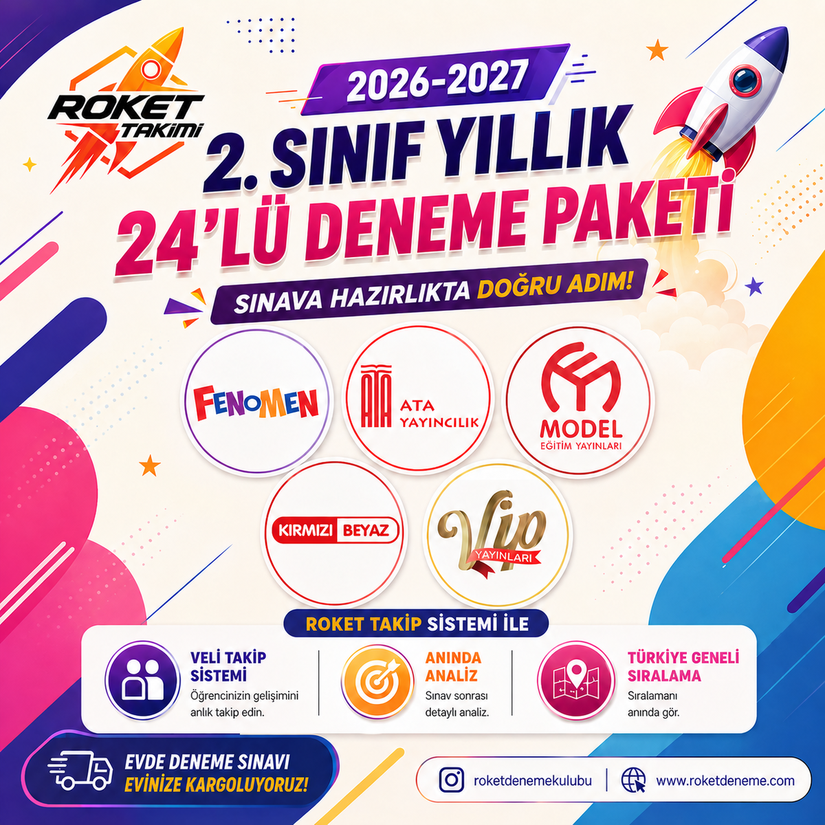 2.SINIF 2026-2027 24'LÜ YILLIK DENEME PAKETİ