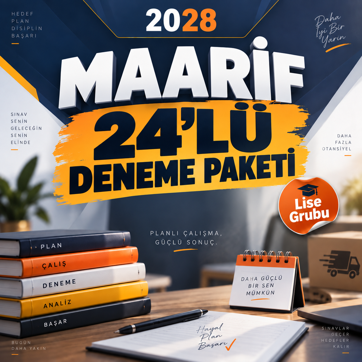 MAARİF 2028 24'LÜ YILLIK DENEME PAKETİ