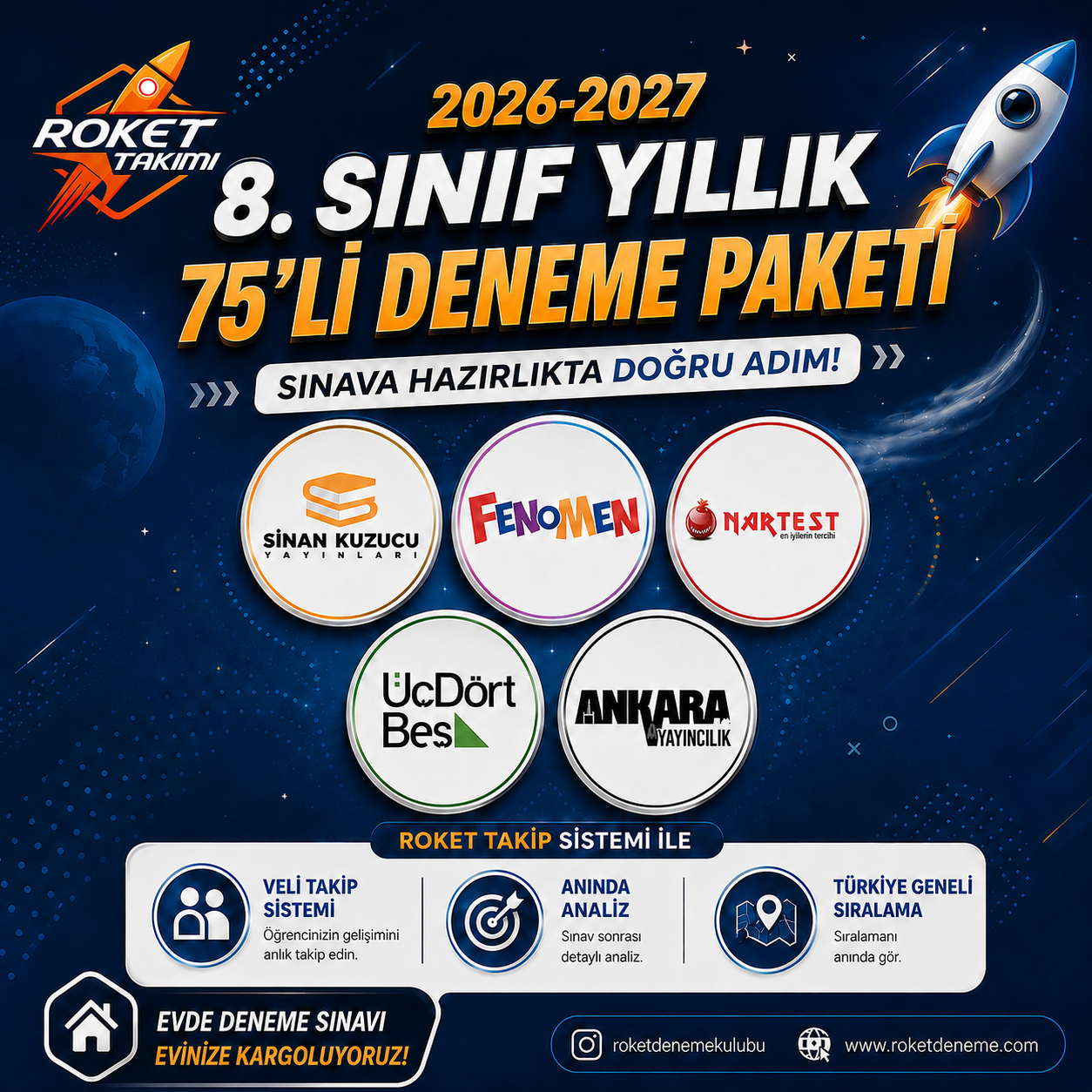 LGS 2026-2027 75'Lİ DENEME PAKETİ