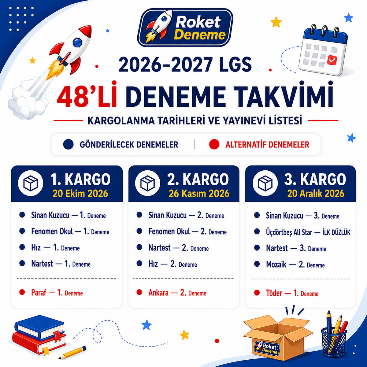 LGS 2026-2027 48'Lİ DENEME PAKETİ