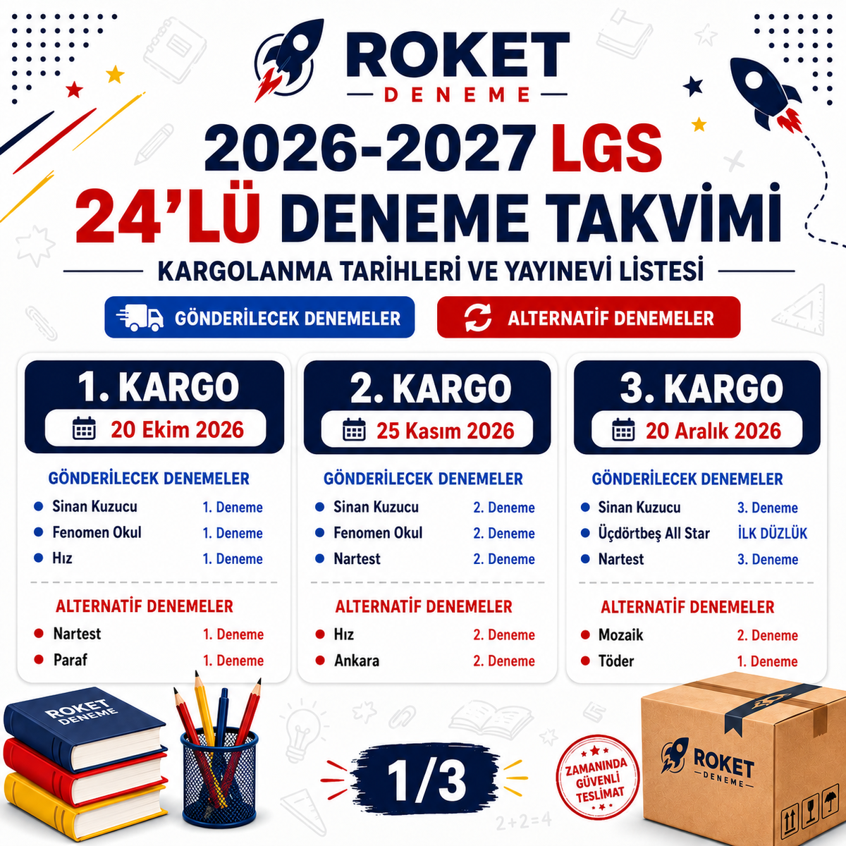 LGS 2026-2027 24'LÜ DENEME PAKETİ