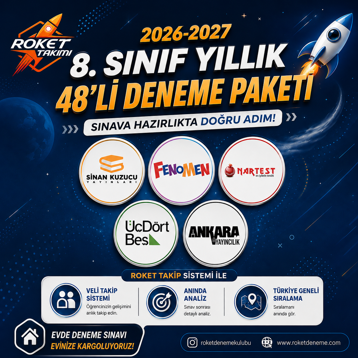 LGS 2026-2027 75'Lİ DENEME PAKETİ