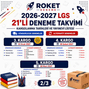 LGS 21'li deneme takvimi 2/3