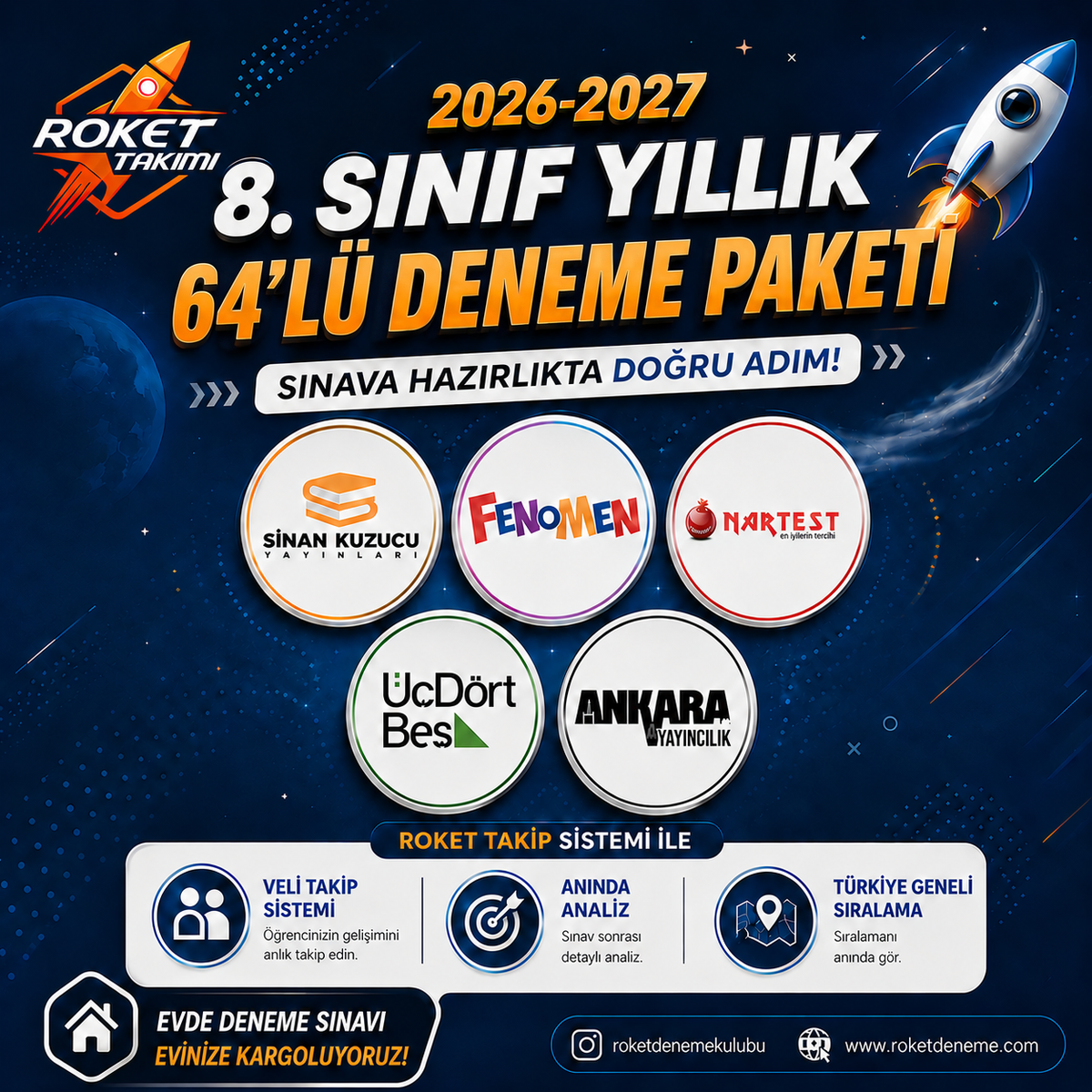 LGS 2026-2027 64'lü deneme paketi